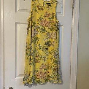 Floral Yellow Sleeveless Dress- Tommy Hilfiger size 8